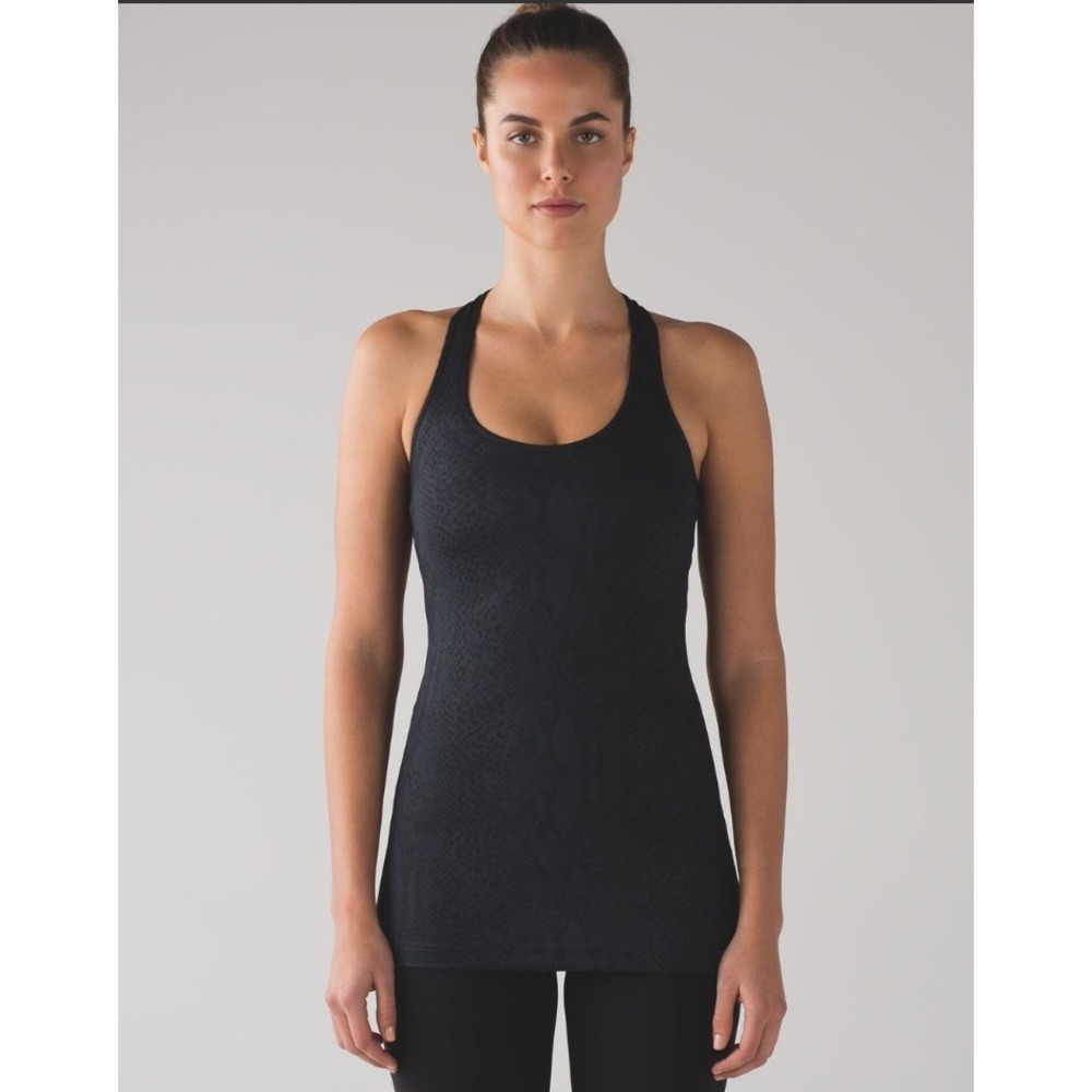 lululemon athletica Black Racerback Tank Top